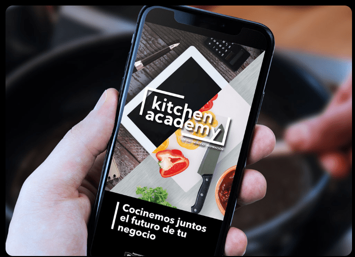 App con información de Kitchen Academy