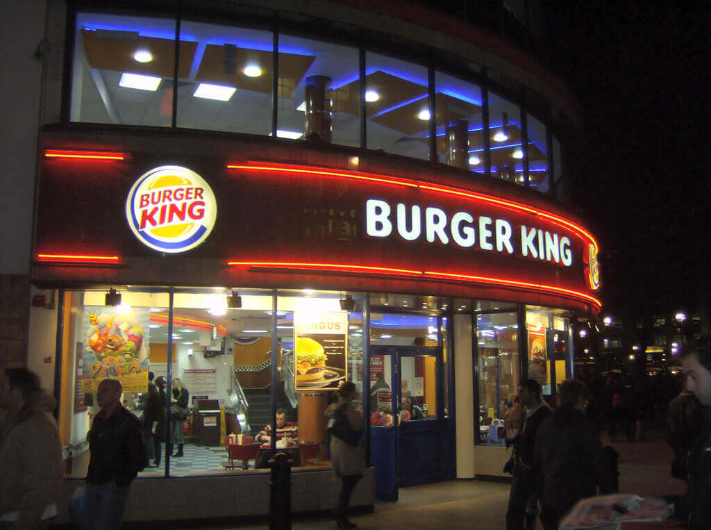 Local de Burger King en Londres