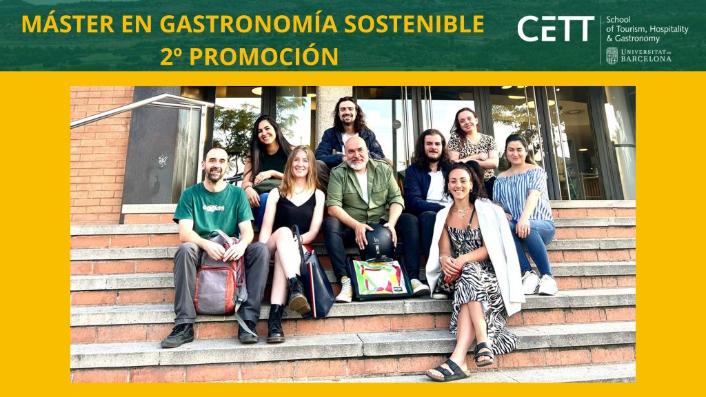 Alumnos de CETT y Fundación Restaurantes Sostenibles