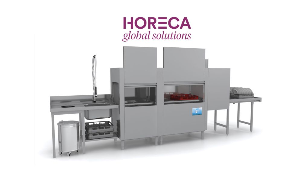 La gama de lavavajillas de arrastre, de Horeca Global Solutions, asegura un lavado óptimo y eficiente